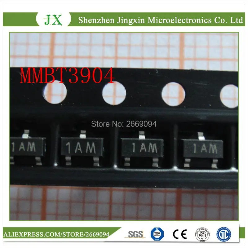 

3000 шт., биполярные транзисторы MMBT3904LT1G 1AM MMBT3904 2N3904 3904