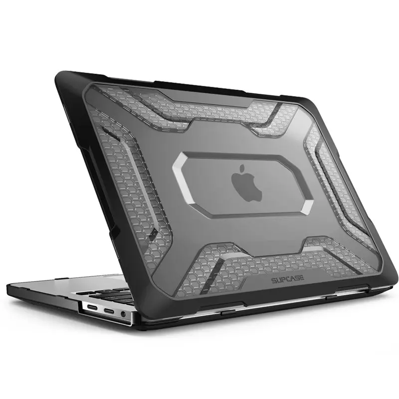 Black Чехол-бампер из ТПУ для MacBook Pro 13() A2159/A1989/A1706/A1708 с дисплеем retina и сенсорной панелью - Цвет: Black