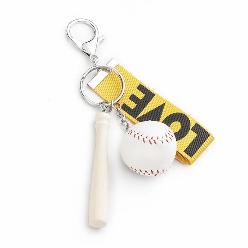 2019 Fashion Jewelry Cute Korea Creative Gift Mini Baseball Pendant Keychain Promotional Gifts |