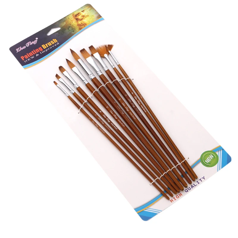 Набор кистей для акварельной краски нейлоновая кисть окрашивания волос