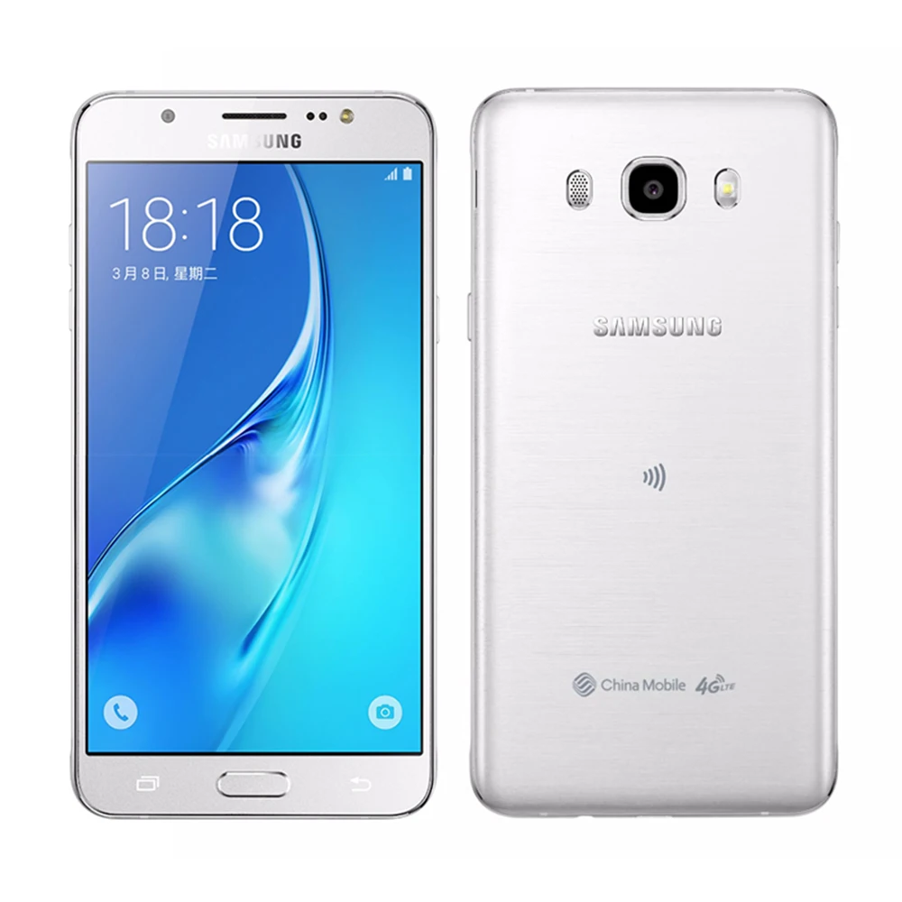Разблокированный Samsung Galaxy J7 j7108 мобильный телефон Dual Sim 5 &quotдюймов 16 ГБ rom 3 Гб