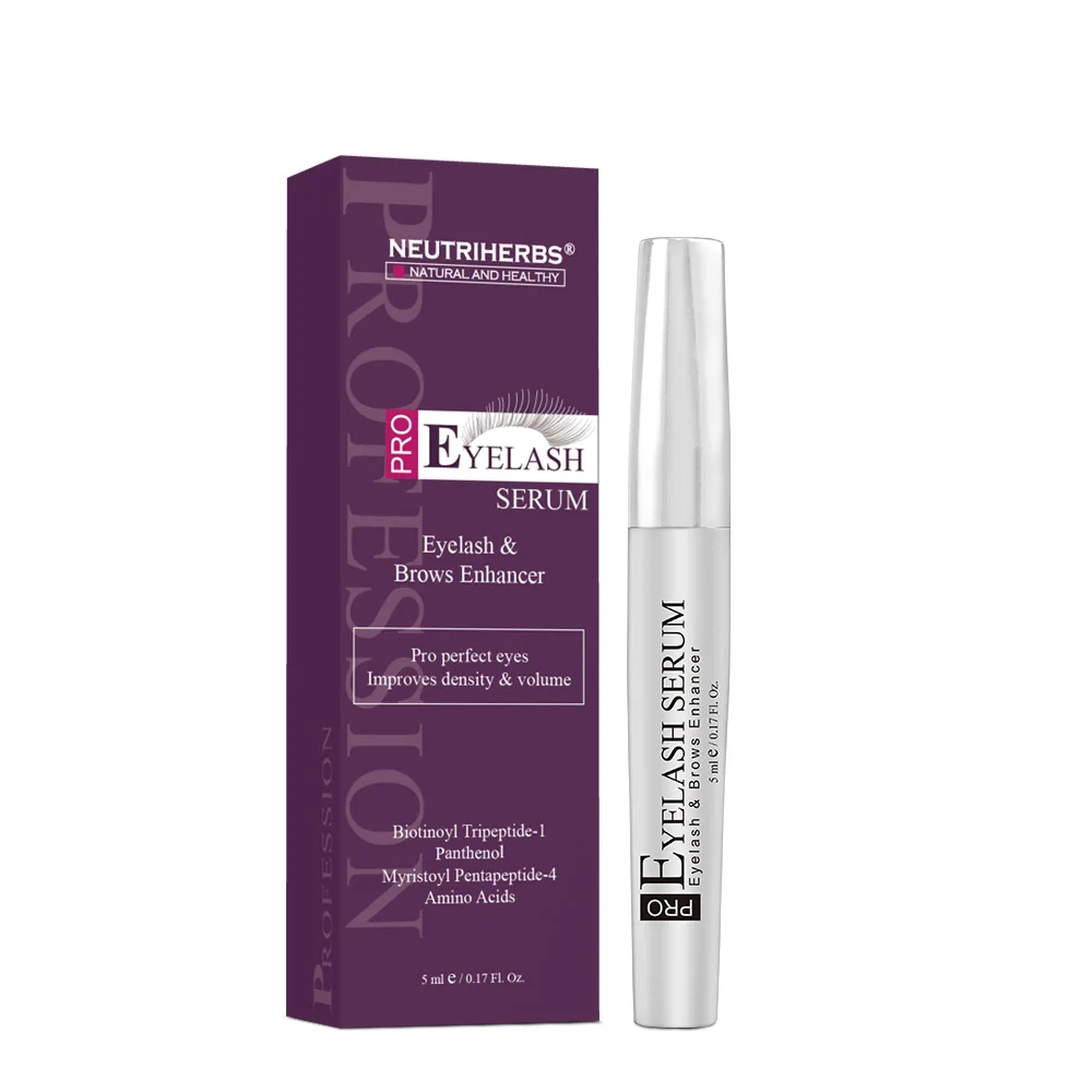 Eyelash growth serum Neutriherbs Сыворотка для роста ресниц подкручивающая ресницы густая Удлиняющая питательная для роста ресниц тушь для ресниц 5 мл - Цвет: Eyelash growth serum