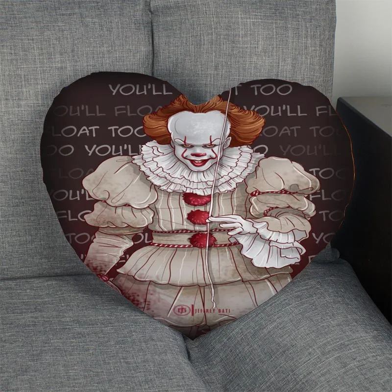 Пользовательские Стивен Кинг это Pennywise Сердце Наволочки на заказ молнии наволочки свадебные для дома или офиса, Декоративные 1 шт. на заказ - Цвет: 9