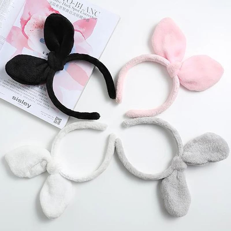 Детские женские модные аксессуары для волос милые плюшевые повязки на голову с