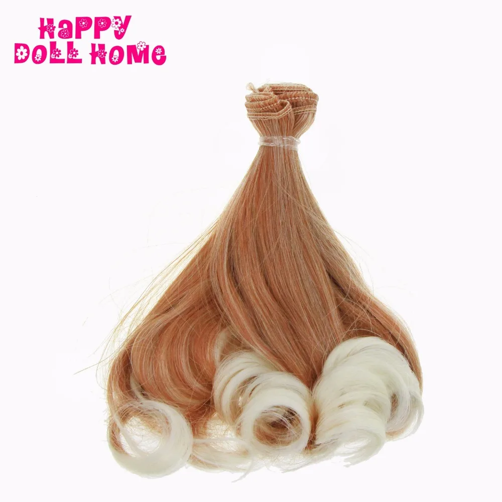 15*100 см BJD рынка парики с прической DIY кукла градиент вьющиеся волосы для Blythe SD 1/3 1/4