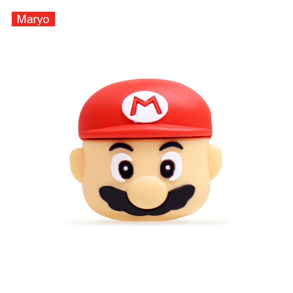 Maryo Милый мультяшный Телефон Защита для usb-кабеля для iphone кабель chompers шнур животное укус зарядное устройство провод держатель Органайзер защита - Цвет: Maryo
