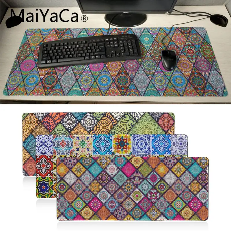 Винтажный Настольный коврик Maiyaca с цветочным рисунком и бриллиантами игровой для
