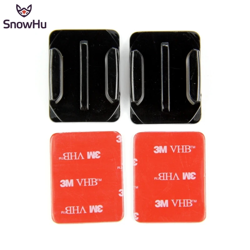 Аксессуары SnowHu для gopro изогнутая поверхность основания 2 x изогнутое крепление 3M