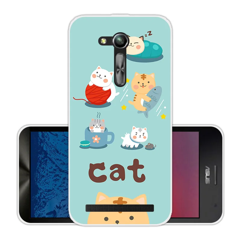 Мягкий ТПУ чехол для телефона Asus Zenfone GO 2nd Gen zb452кг ASUS_X014D ZB450KL 4 5 дюйма прозрачный
