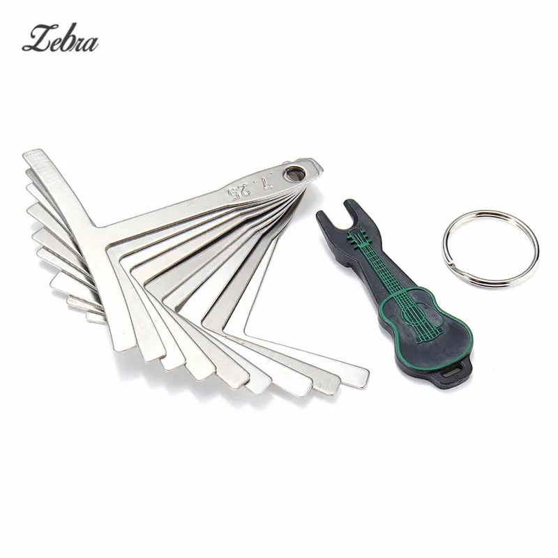 Zebra 9 шт./компл. электрическая бас гитара под струной радиус датчик настройки для