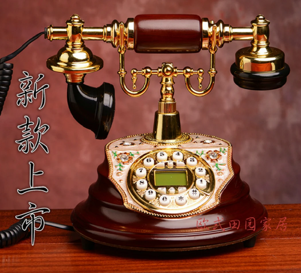 Новый европейский телефонный стационарный кабель в стиле ретро старинная