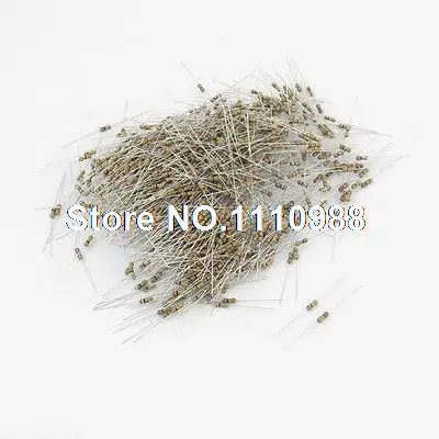 

1000 x 1/4W 5% 2 ohm Carbon Film Resistor Axial Lead