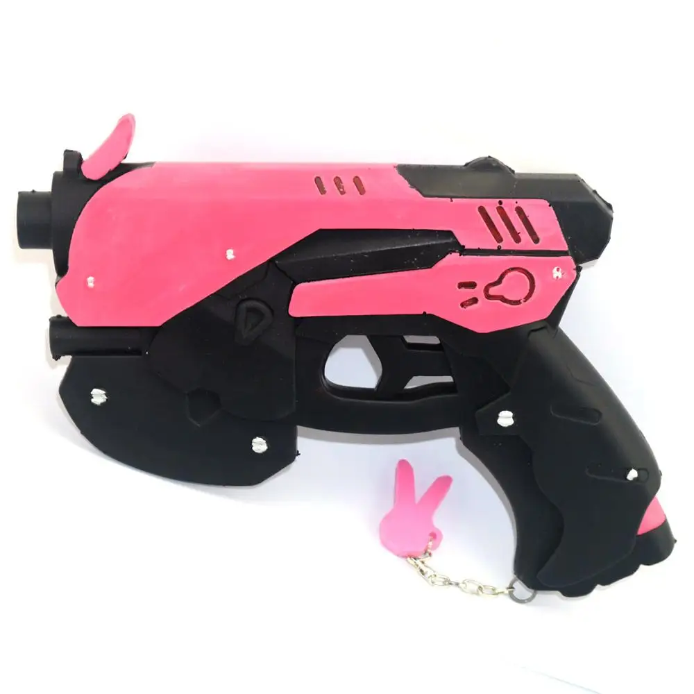 Toy Pistol Игра Аниме OW реквизит для косплея D. va аксессуары для косплея DVA реквизит для косплея игрушка из ПВХ пистолет Кепка оружие 27 см* 19 см - Цвет: Toy Pistol