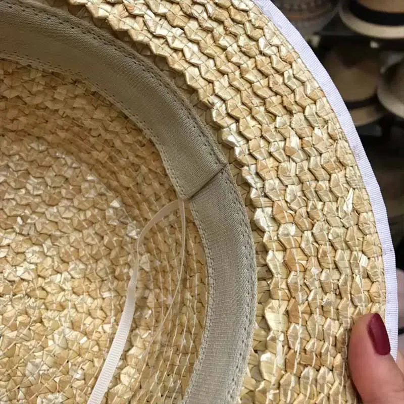 Новинка 2019 летние пляжные шляпы с широкими полями Женская Плетеная соломенная