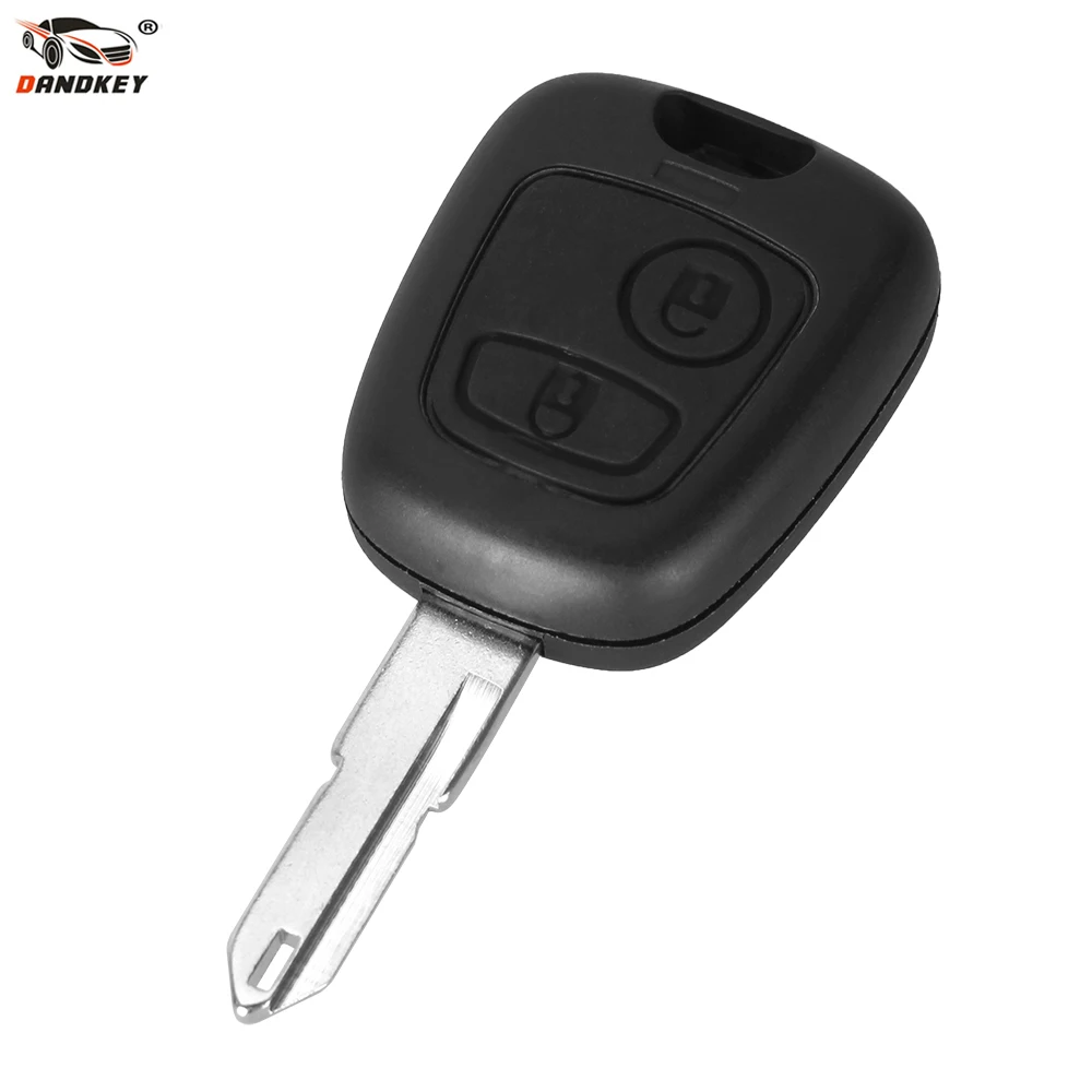Dandkey 2 Buttons NE73 Blade Remote Key Fob Controller Cover Case For PEUGEOT 206 Citroen Shell | Автомобили и мотоциклы