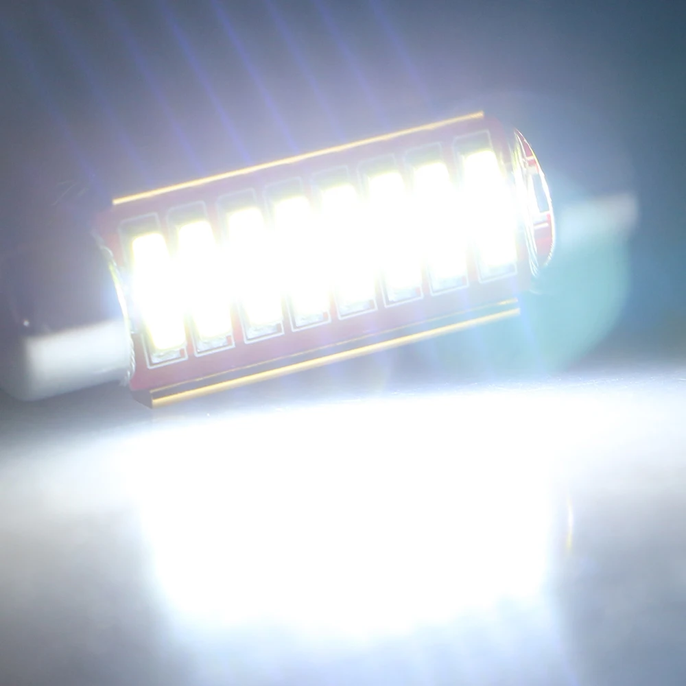 4 шт./30 шт. Festoon C5W 41 мм Canbus без ошибок 7014 8 SMD LED 12V автомобильный Стайлинг