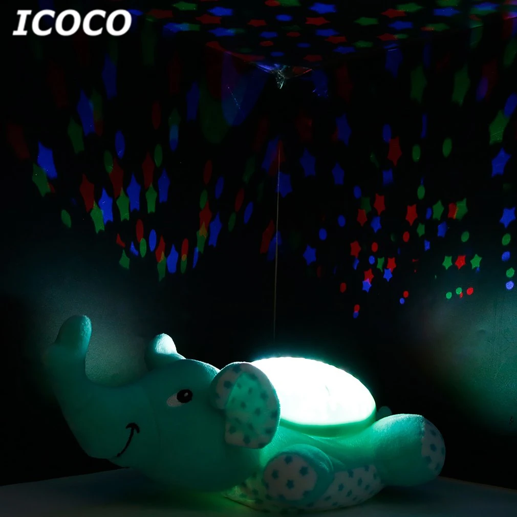 ICOCO Волшебная мечта звездная звезда проектор ночник животные плюшевые игрушки