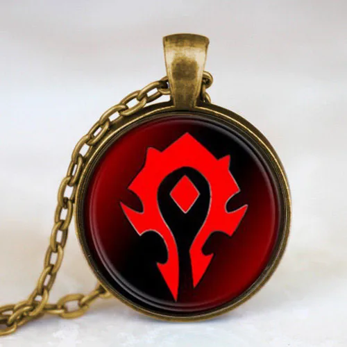 Круглое ожерелье с подвеской в стиле стимпанк WoW World of Warcraft Hearthstone 1 шт./лот