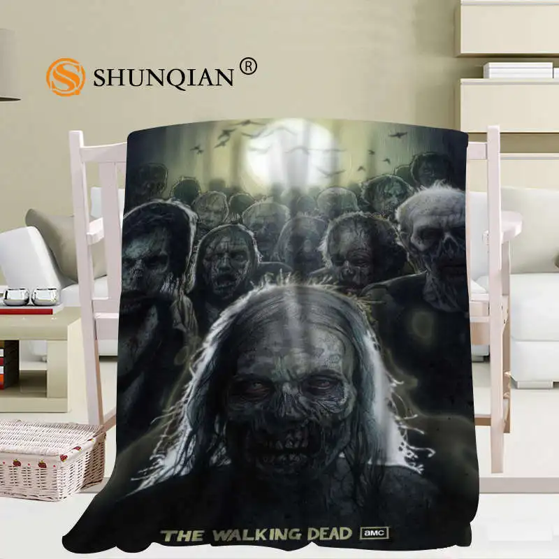 Пользовательские большой размер Ходячие мертвецы одеяло s для кроватей Falafel