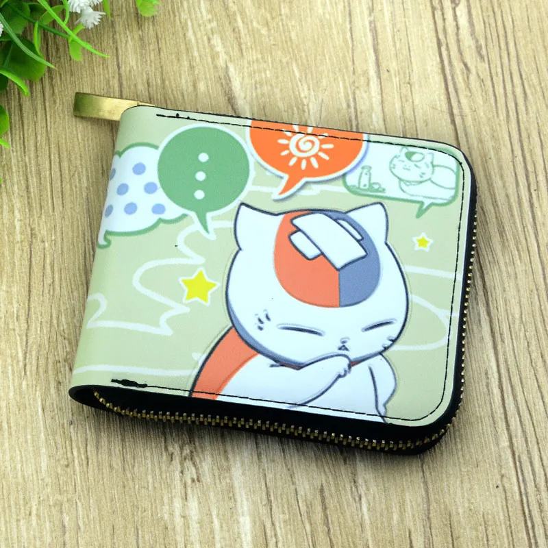 Natsume Yuujinchou, милый короткий кошелек с аниме, Мой сосед Тоторо, кошелек для монет, сказочный хвост, разноцветный кошелек для карт, кошелек с принтом Fate Stay Night