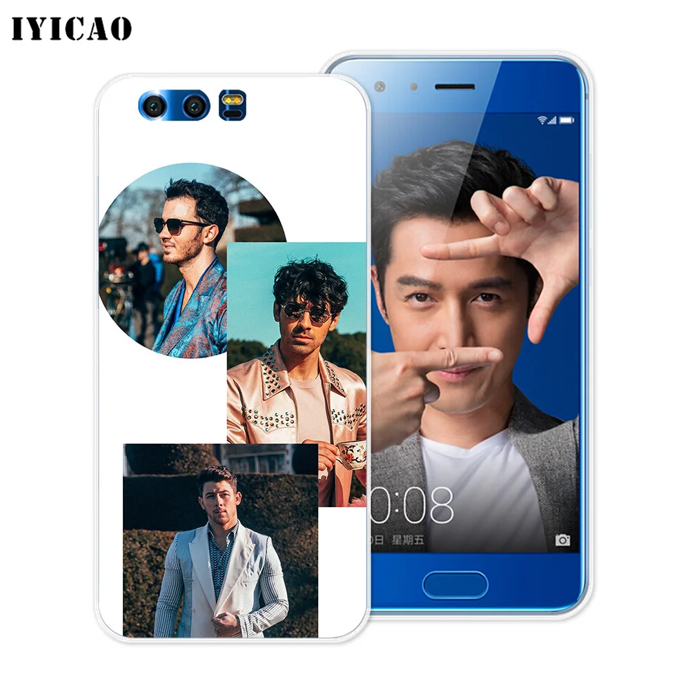 Мягкий силиконовый чехол IYICAO Rock band Jonas Brothers для Huawei Y9 Y7 Y6 Prime 2018 Honor 8C 8X 8 9 10 Lite 7X 7C 6A 7A