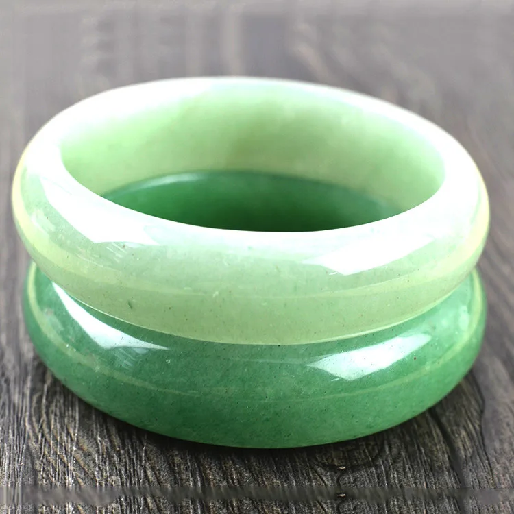 

New Fashion Natural Bangles,Pure Aventurine stone Bangle, Bracelets Bangles for Women Men Jewelry