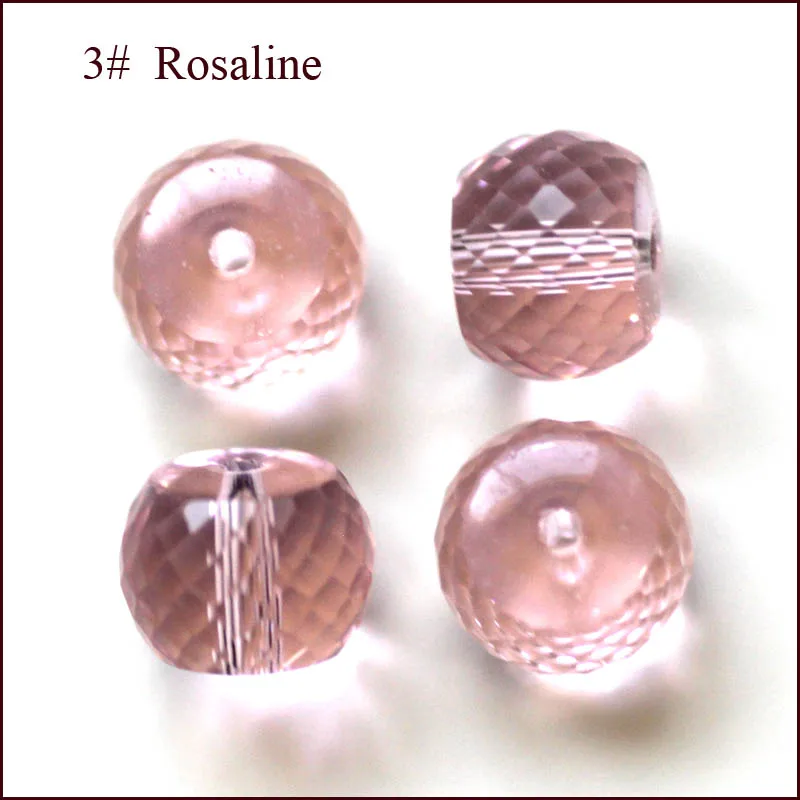 Стеклянные бусины свободного покроя зеленый прозрачный граненый 8x6 мм 100 шт.