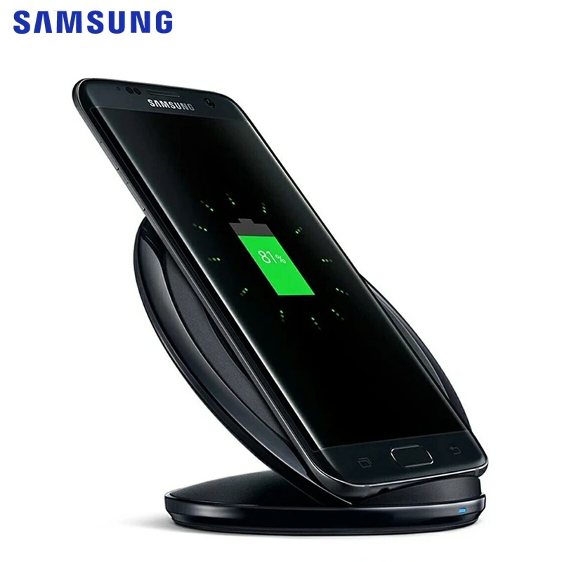 Оригинальная Беспроводная зарядная площадка быстрая зарядка для Samsung S8 S9 S10 Note 8 7