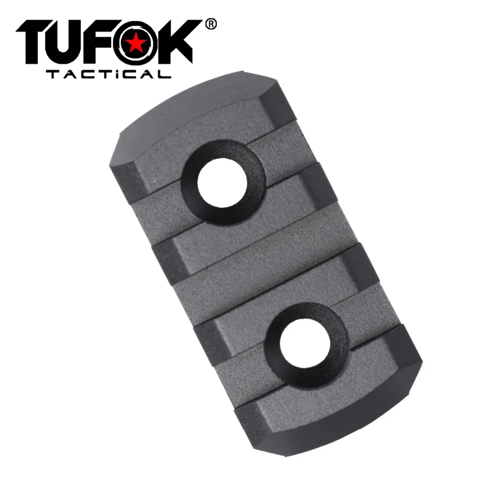 Рельсовая основа TuFok Mlok Picatinny сверхнизкопрофильная M-lok 3 слота рельсовая секция