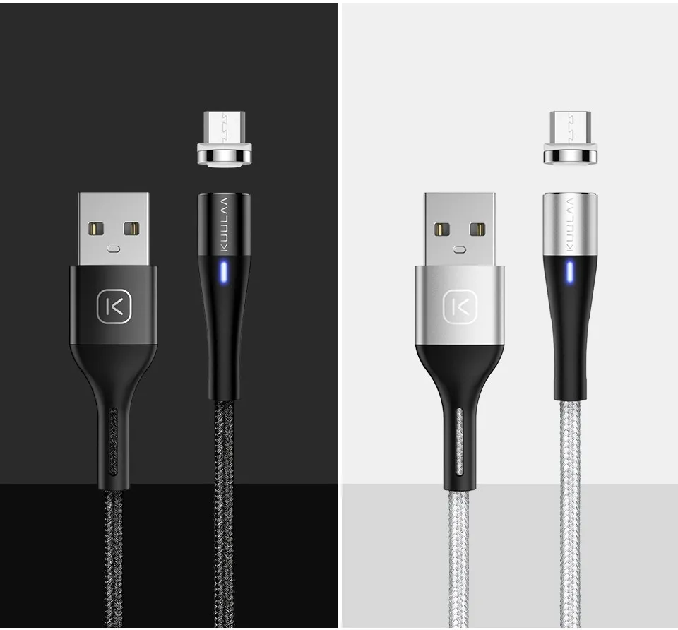 KUULAA Магнитный кабель Micro USB 2.4 Быстрый зарядный адаптер для Xiaomi Redmi Note 5 телефона зарядное устройство магнит MicroUSB зарядка USB шнур