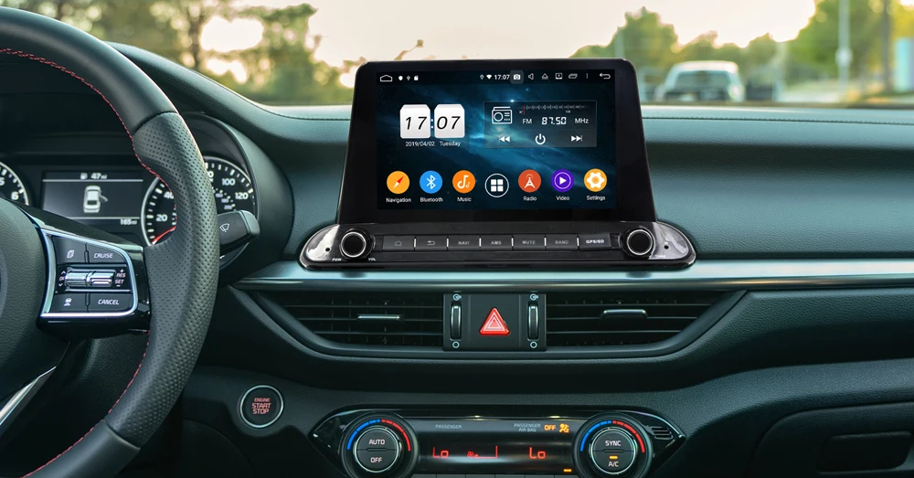 Owtosin автомобильный Радио Мультимедиа Видео плеер навигация gps Android 9,0 для Kia CERATO/FORTE автомобиль 4 Гб ram