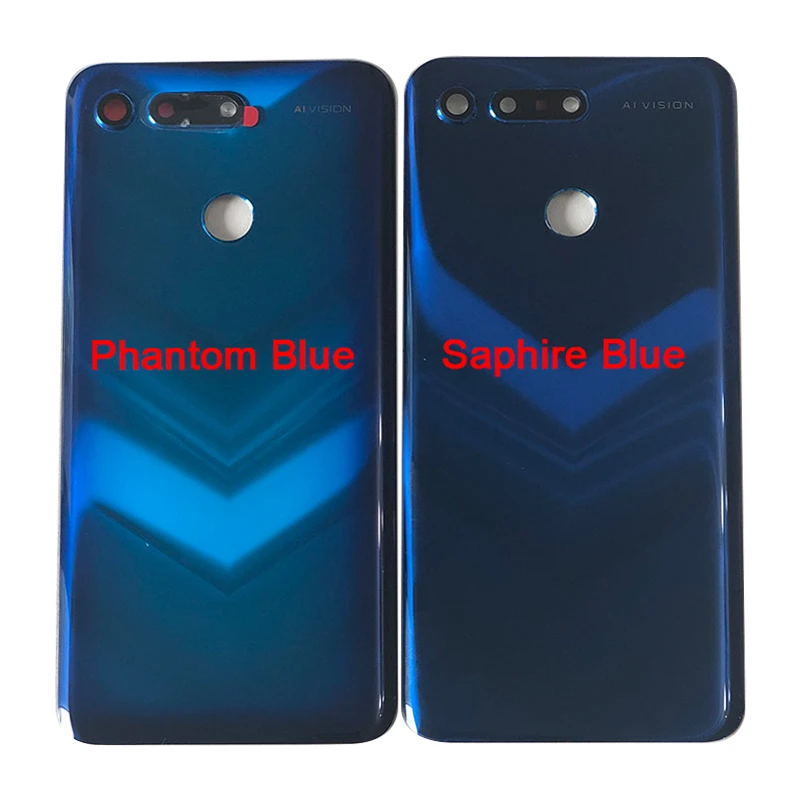 M& Sen для 6," huawei Honor V20 PCT-AL10, стеклянная задняя крышка для батареи+ стеклянный объектив+ рамка для камеры+ рамка для отпечатков пальцев+ наклейка
