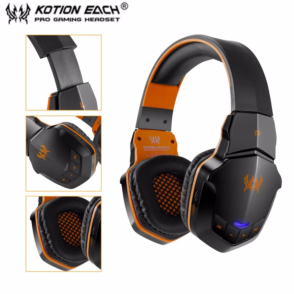 Игровые наушники KOTION B3505 Беспроводной Bluetooth 4. 1 Стерео гарнитуры объем Управление