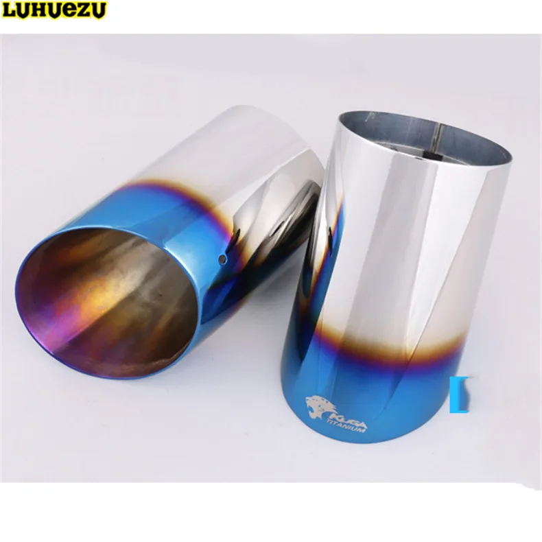 Luhuezu Нержавеющая сталь хвост наконечник на глушетель выхлопной трубы для Ford Escape