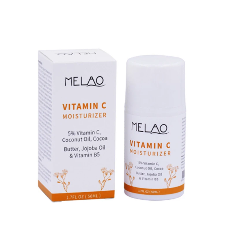 Мелао отбеливающий крем для лица 5% Витамин С увлажняющий масло жожоба и витамин