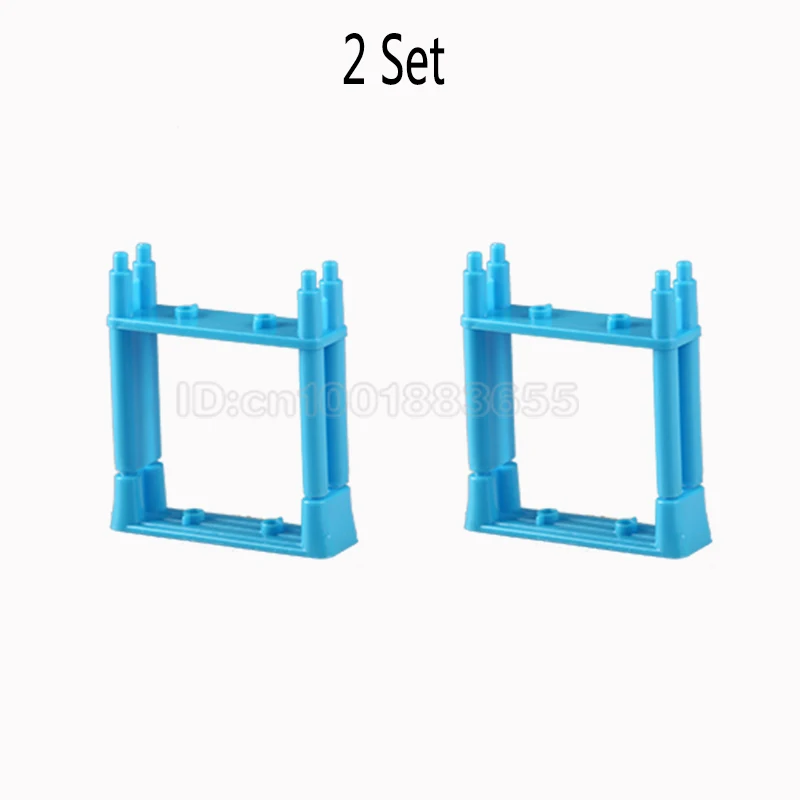 Bridge pier 2 Set DIY креативная обучающая головоломка, дорожный знак, светящийся гоночный трек, автомобильные аксессуары от производителя,, гибкий трек для отслеживания - Цвет: Bridge pier 2 Set