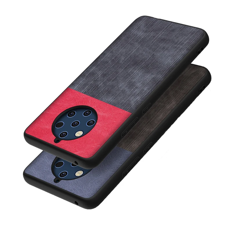 Чехол для Nokia 9 Pure View PU кожаный чехол мягкий силиконовый полное заднее покрытие