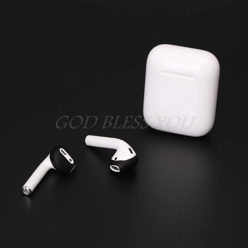 4 шт./2 пары амбушюры для Airpods беспроводные Bluetooth iphone 7 8 7plus/iphone X силиконовые