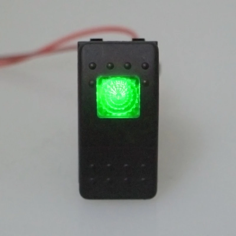 4 Pin ВКЛ-ВЫКЛ водонепроницаемый 12V 20A бар рокер тумблер светодиодный светильник автомобиль лодка морские транспортные средства