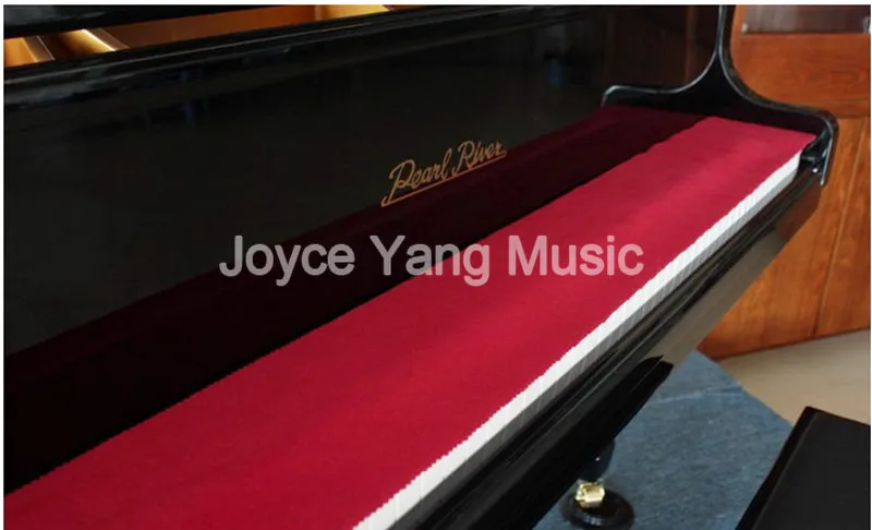 

Niko Piano Key Cover Cloth Red Felt Keyboard Cover Keep Cleaning Free Shipping