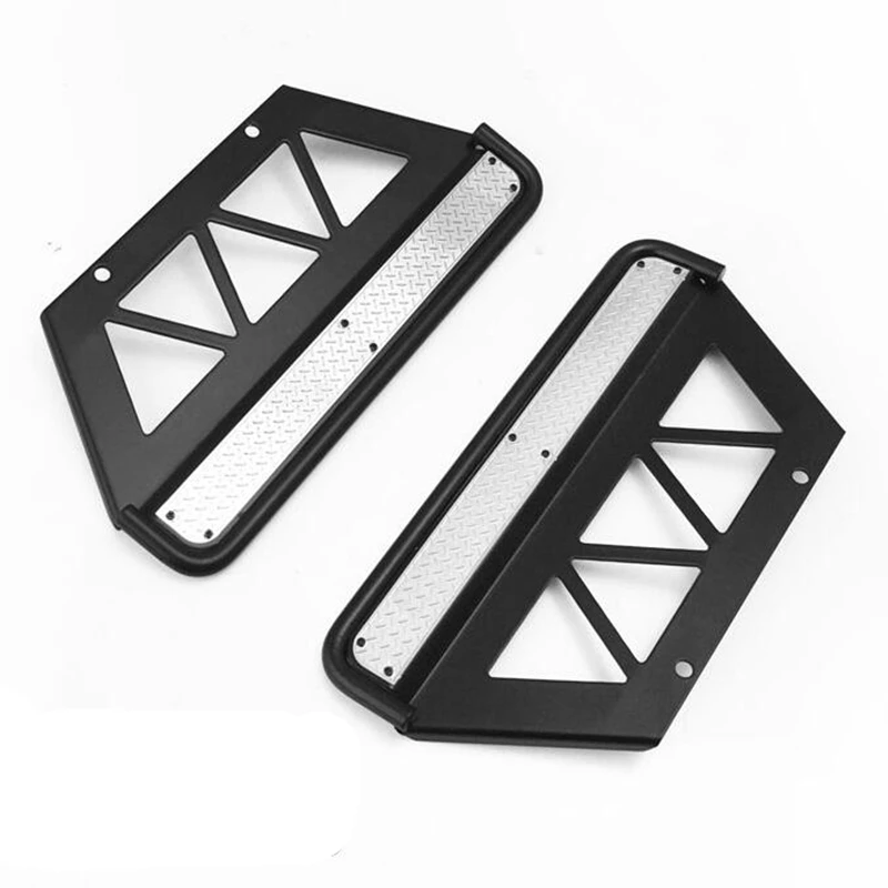 

1/10 rc crawler car upgrade parts metal side sliders for 1:10 scale 4WD TF2 LWB frame match KILLERBODY LC70 hard body