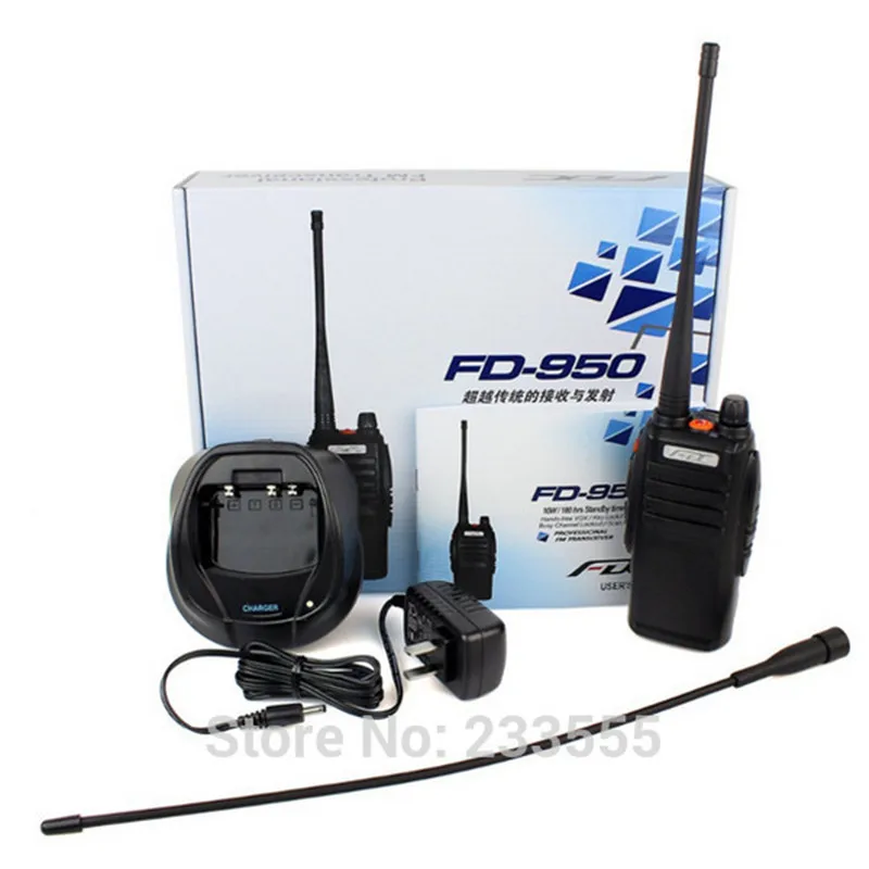 DHL Бесплатная доставка 2 шт. иди и болтай Walkie Talkie “иди FDC FD 950 UHF 400 470 МГц 16CH 10 Вт две