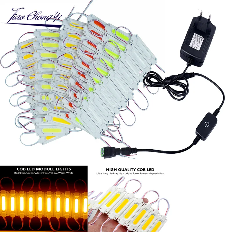 1 5 Вт DC12V сверхъяркий COB Светодиодный модуль лампы инжекции ABS IP67