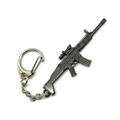 A12 100 шт брелоки для горячих игр 20 видов стилей PUBG CS GO брелоки в виде оружия AK47 модель оружия 98K снайперские брелоки «винтовки» для мужчин подарки - Цвет: A12