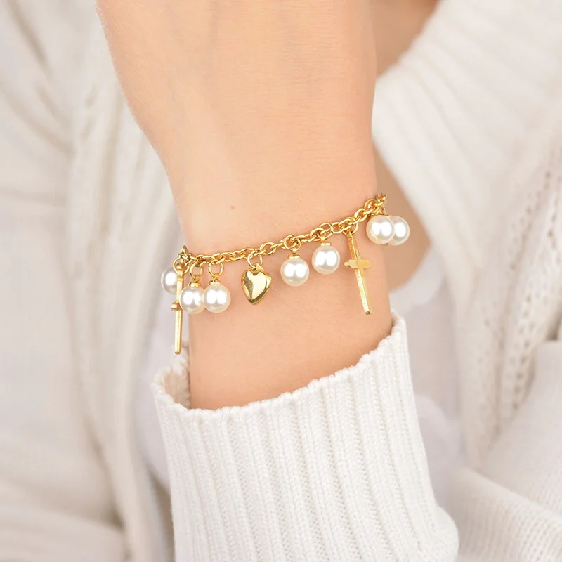 Цепочка с подвеской в виде сердца из нержавеющей стали | Украшения и аксессуары