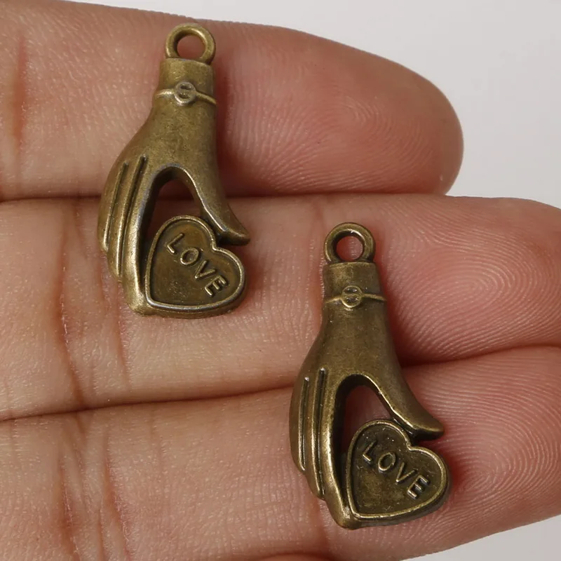 Новое поступление подвеска под бронзу покрытая старину смешанные ручные