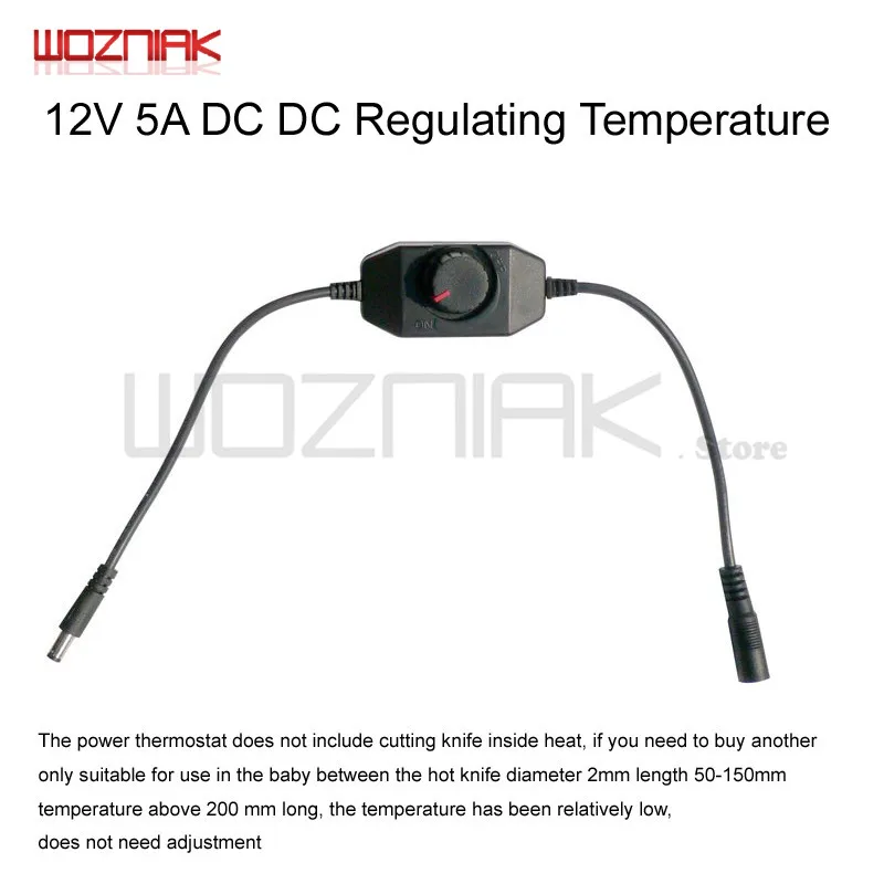 Thermostat 12v Wozniak DIY Multi-function Foam Electrothermal Knife KT Plate Cutter knifes Slotting Punch Separate 110v- 220v Thermostat - Цвет: Thermostat 12v