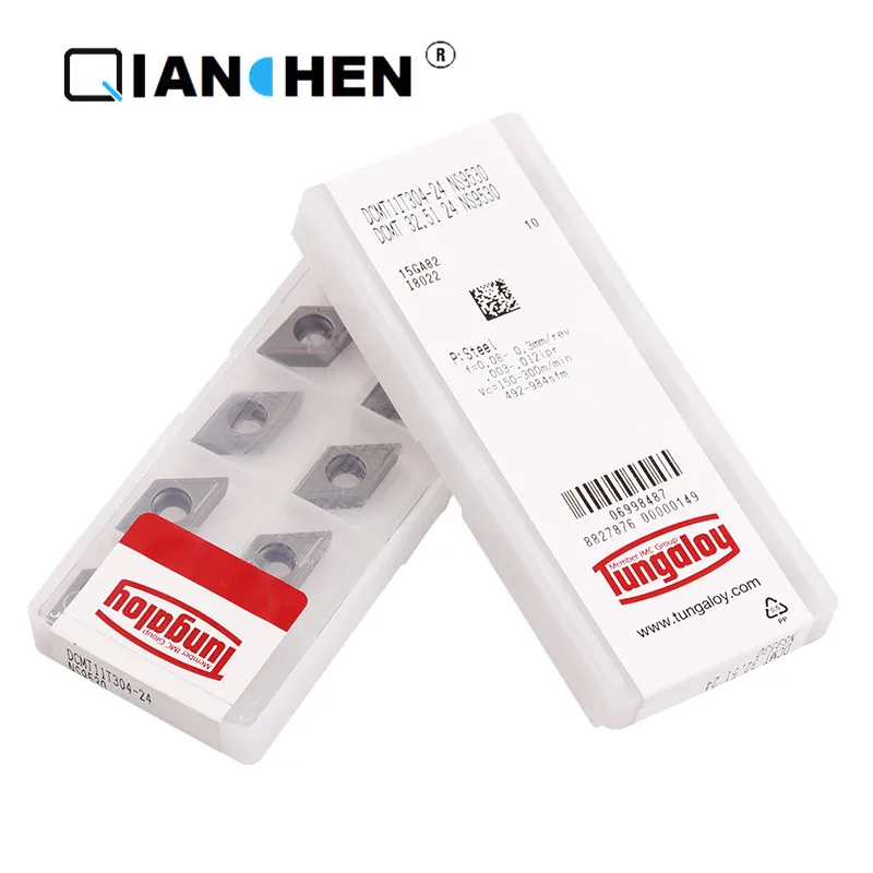 

10 шт., ЧПУ, Япония, Tungaloy DCMT11T304-24 NS9530 DCMT11T304-PS NS9530, для токарной фрезеровки, канавок, резьбы