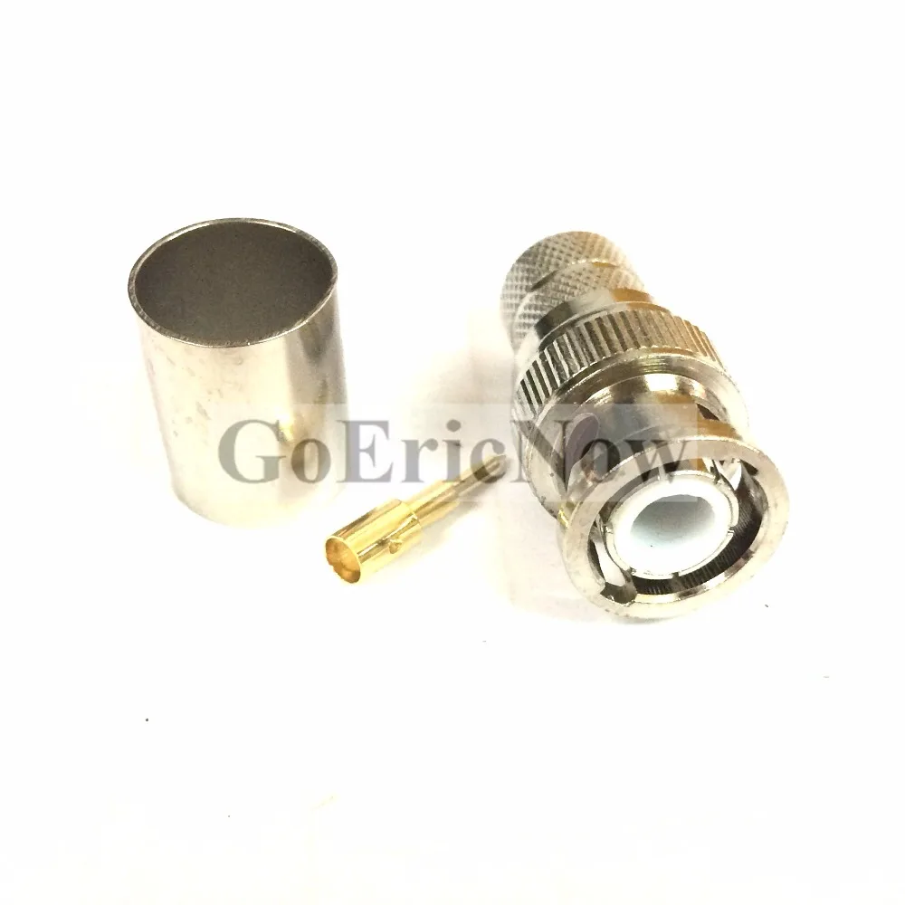 10 шт. RF коаксиальный 50 Ом BNC разъем мама/папа для 7 RG8 LMR400 RG213 адаптера|male connector|male