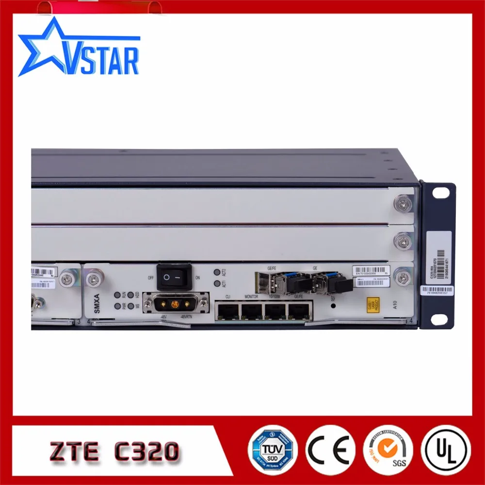 Оригинальный ZTE 2U ZXA10 C320 GPON/EPON OLT высокотехнологичное оборудование для небольших